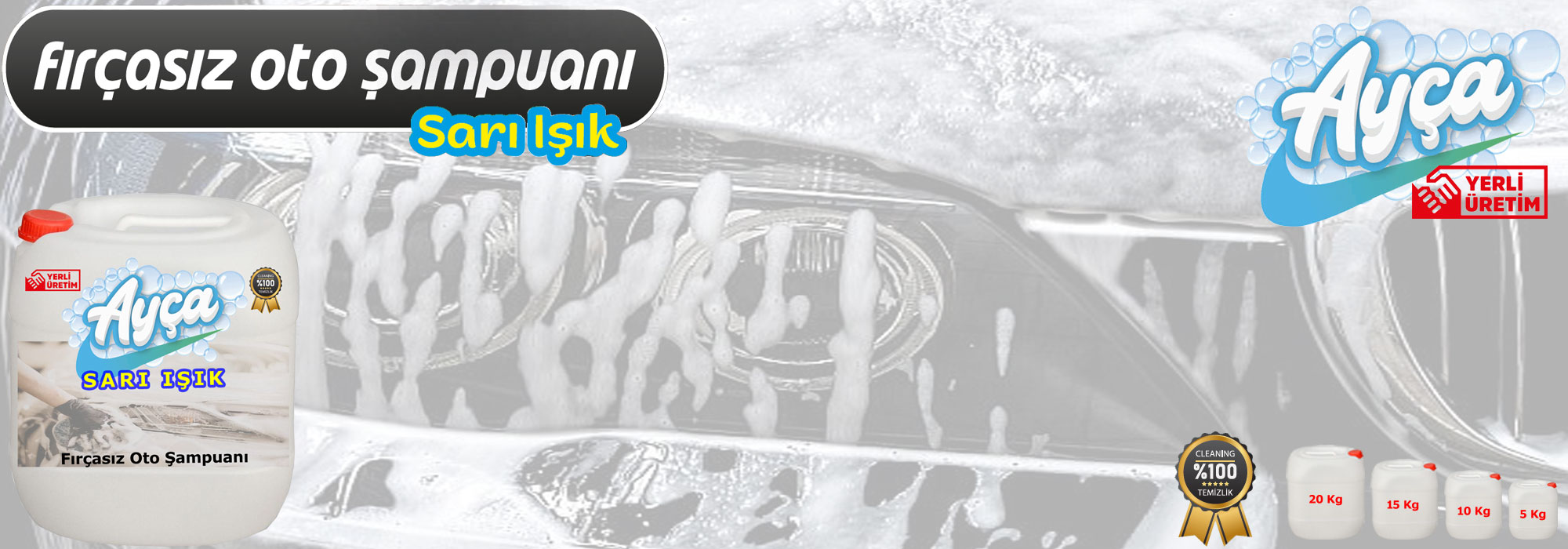 AYÇA Fırçasız Oto Şampuanı