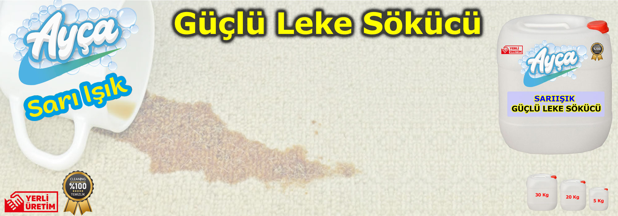 AYÇA Sarıışık Güçlü Leke Sökücü